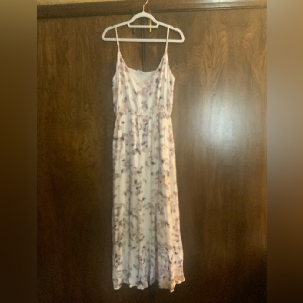 Chic Floral Print Maxi Sundress